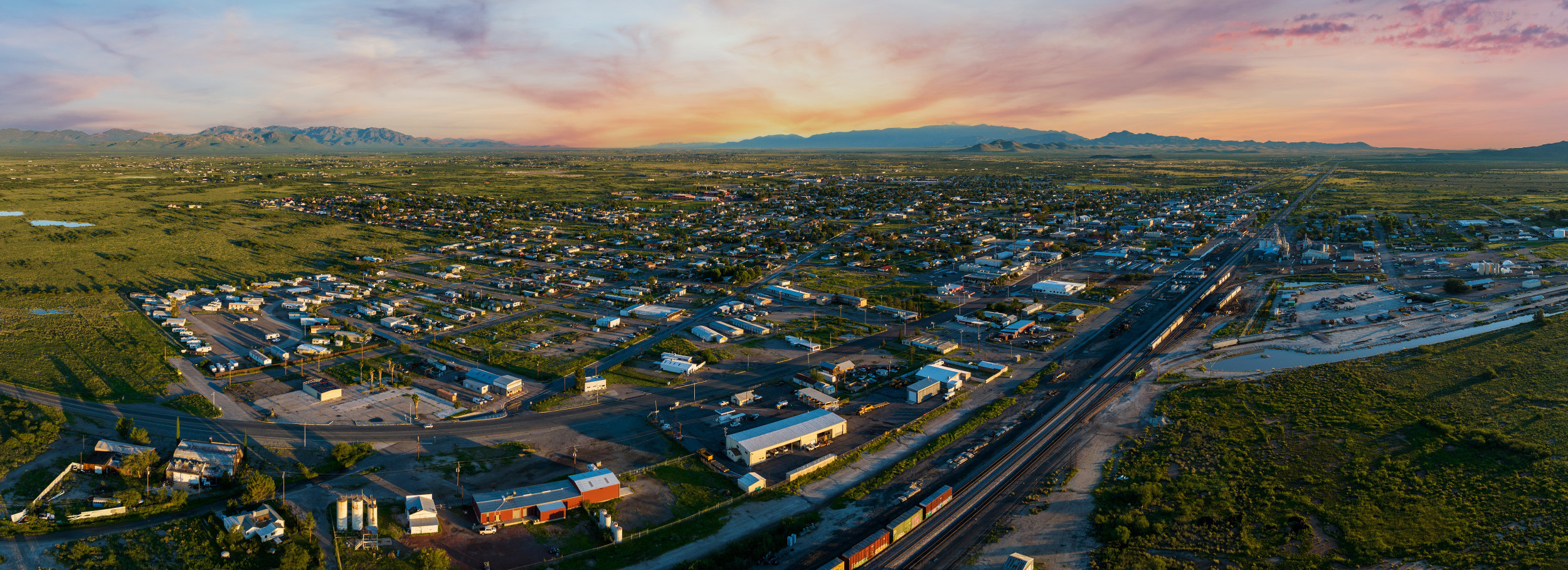 aerial view of willcox